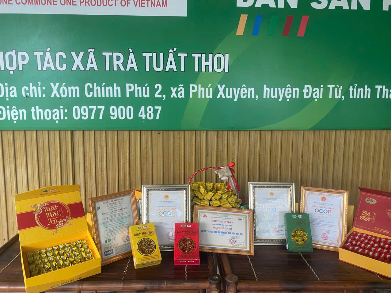 Chứng nhận OCOP và giải thưởng